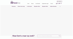 Desktop Screenshot of meandergroep.com